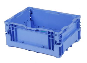 藍色可折疊周轉(zhuǎn)箱 675 373 245mm